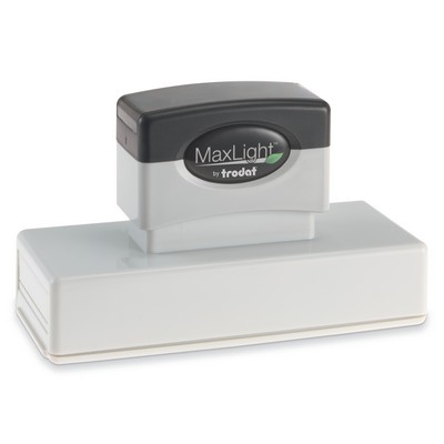 MaxLight™ Pre-Inked Rectangle Stamp (1" x 4")