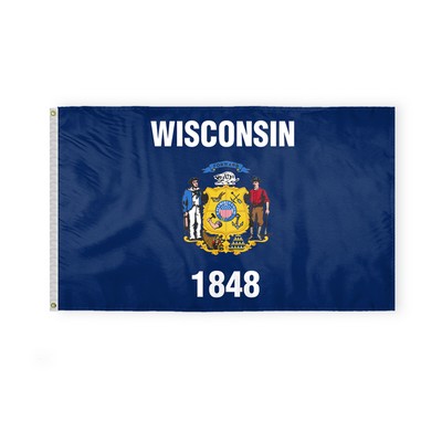 Wisconsin Flags 3x5 foot