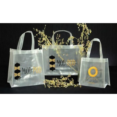 Sparkling Frosted Clear Woven PP Bag (16"x6"x12")