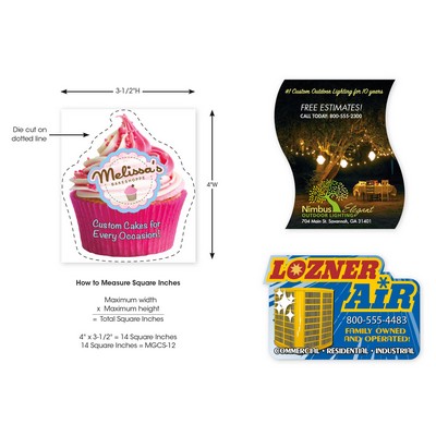 Good Value™ 30 Mil Custom Shaped Magnet 14.01-16 Square Inches