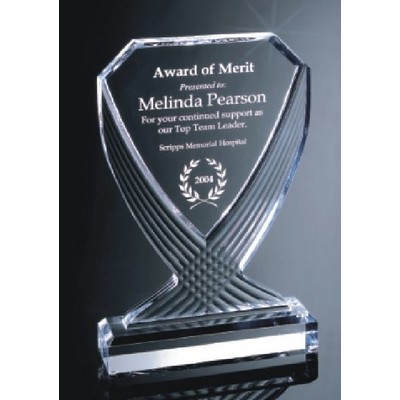 Diamond Cup Acrylic Award, 11" H