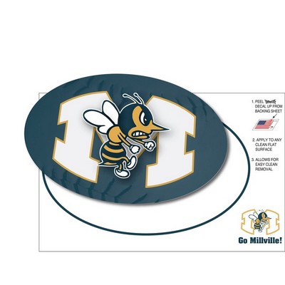 Full Color Self-Mailer with Kiss-cut Decal - Oval