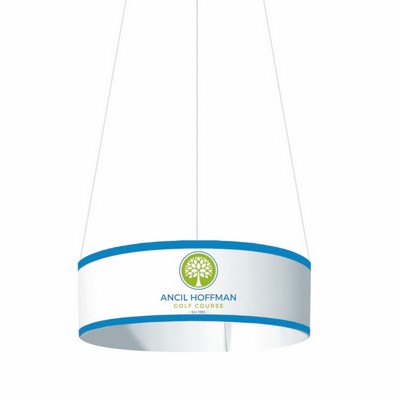 15' Dia. x 3'H Circular Hanging Sign Kit