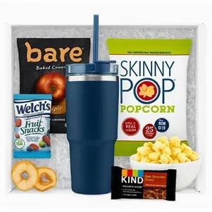 Healthy Snack & 24 Oz. Tumbler Gift Box