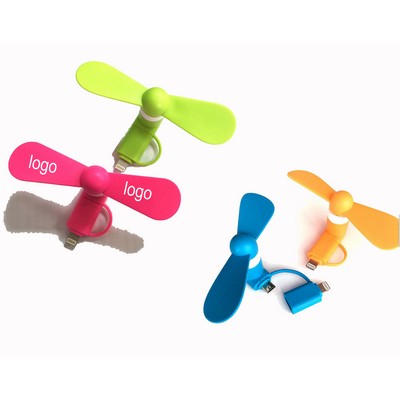 2" 1 Portable Mini USB Phone Fan