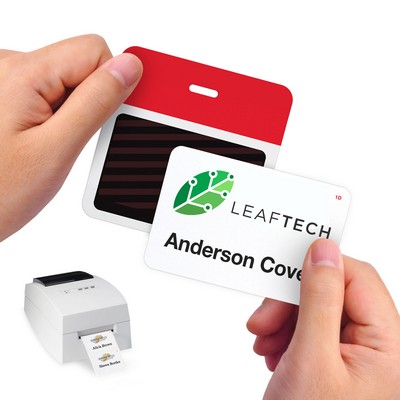 2-Part Expiring Badge FRONT PART, Thermal-Printable, 1-Day, Large