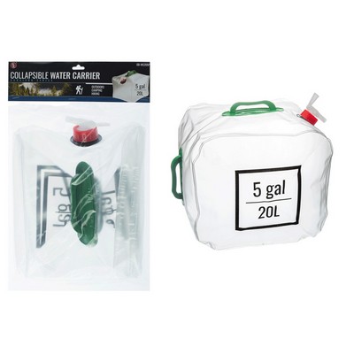 5 Gallon (20L) Collapsible Water Carrier w/Handle