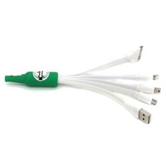 Custom PVC Shape w/4-in-1 Cable Case