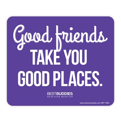 DuraTrac Matte Plus™ Hard Surface Mouse Pad w/Light-Duty (EVA) Foam Backing (7.5"x9"x1/8")