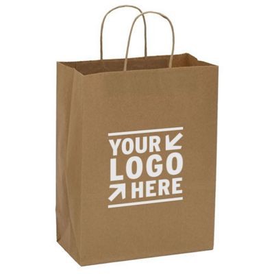 Natural Kraft Paper Missy Shopping Bag (10"x5"x13")