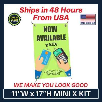 11"W x 17"H Mini X Kit (Graphic & Hardware Kit) - Printed in the USA