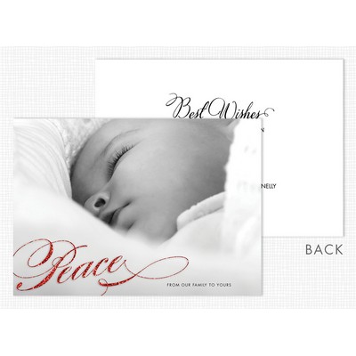 "Peace" Holiday Photo Cards