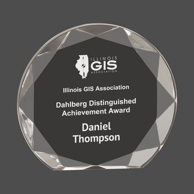 Black Sunburst Acrylic Award (5½")