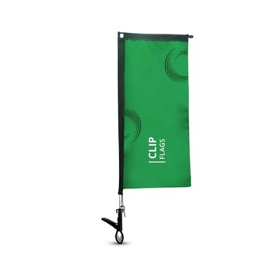 Rectangle Clip Flag, Double Sided Package (9.06" x 20.47")