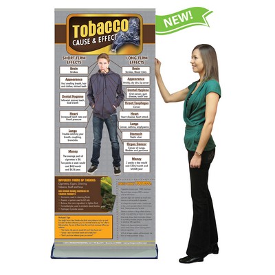 Tobacco Cause & Effect Retractable Banner