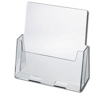 Letter Size Brochure Holders -(Fits 8 1/2"x11"x1 3/4" Inserts)