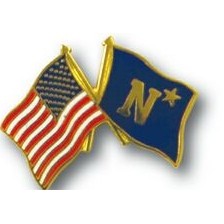 1 1/4" Die Struck Iron Lapel Pins - Imported