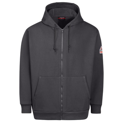 Bulwark® SEH4 Men's Fleece FR Zip-Front Hooded Sweatshirt