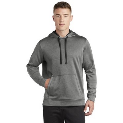 Sport-Tek ® PosiCharge ® Sport-Wick ® Heather Fleece Hooded Pullover.