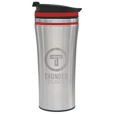 14 Oz. Verona Collection Travel Tumbler - Laser Etched