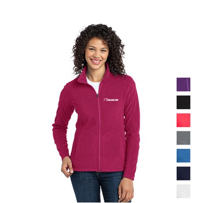 Port Authority® Women's Microfleece Embroidered Jacket