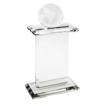 Globe Topped Pedestal Award (8"x5"x2½")