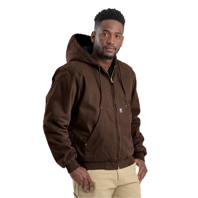 Berne® Apparel Men's Heartland Washed Cotton Duck Hooded Jacket