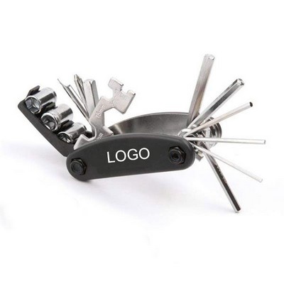 16-in-1 Bike Tool Kit - Compact Cycling Repair Set