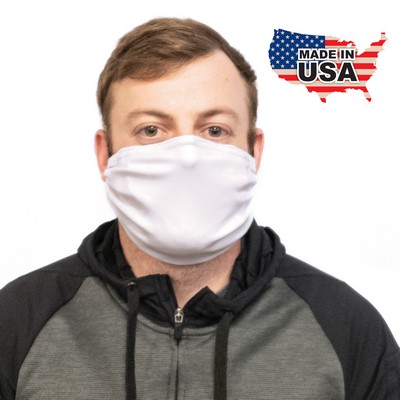 White Microfiber Face Cover