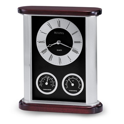 Bulova® Belvedere Desk Clock