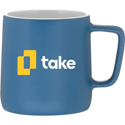 12 oz Oslo Ceramic Mug (Steel Blue)