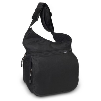 Large Black Everest® Messenger Bag