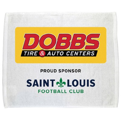 15 X 18 Premium Stadium Rally Towel 1.5lbs. Velour, Hemmed.
