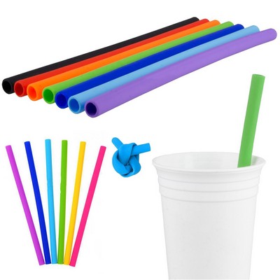 Straight Silicone Straw