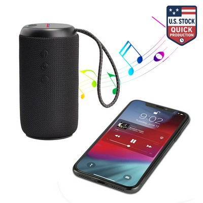 SonicWave IPX7 Waterproof Bluetooth Speaker – 5000mAh Battery, 12-Hour Playtime