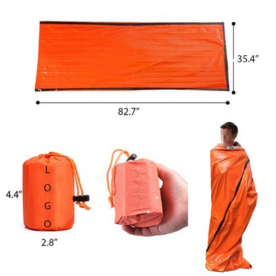 Emergency Survival Sleeping Bag PE Aluminum Film Tent