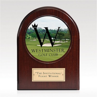 Digital Color Plaque- 9" x 11" Mahogany