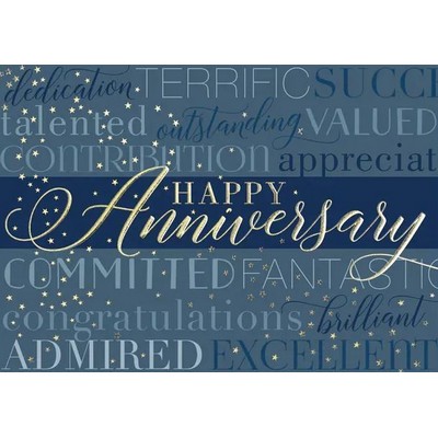 Anniversary Characteristics Card