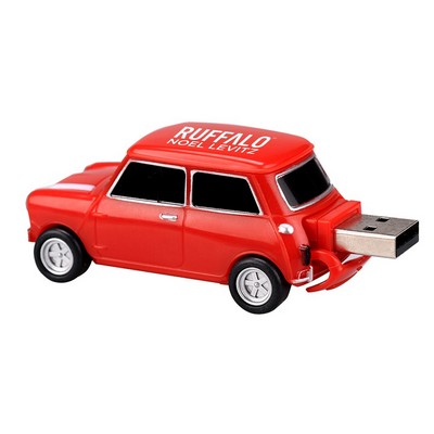 UK Car Shape USB Flash Drive - RED