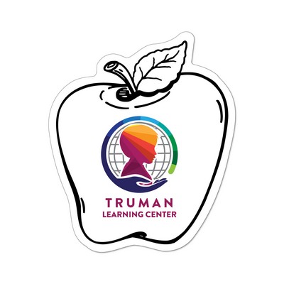 Apple Shaped NoteKeeper™ Magnet 20 Mil