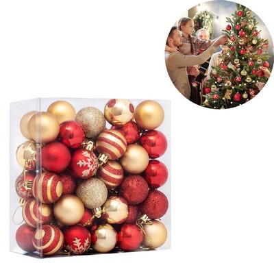 Christmas Balls Ornaments Set 50 Pieces