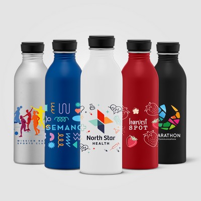 Rio Grande - 18 oz. Single Wall Aluminum Water Bottle - Full-Color Inkjet