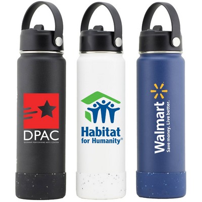 Concord 27oz Double Wall Stainless Steel Vacuum Insulated Bottle (White)