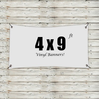 Custom 4' x 9' Vinyl Banners