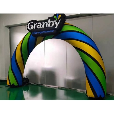 Inflatable Arch - Removable velcro banner - 20'