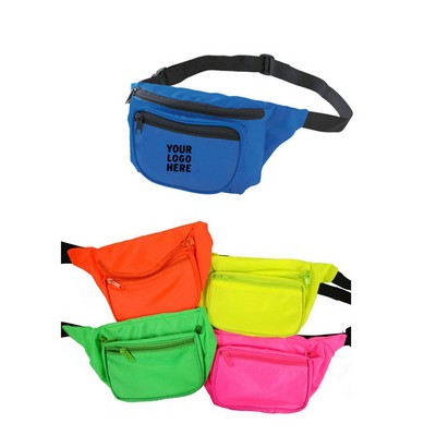 3 Zippered Fanny Pack
