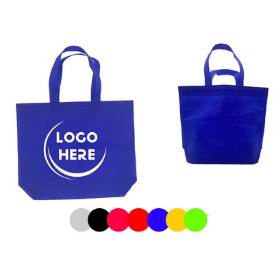 Sturdy Portable Reusable Non-woven Tote Bags with Handles for Shopping