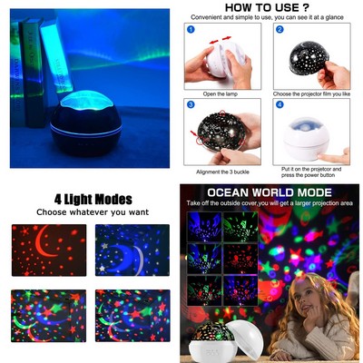 Galaxy Projector ABS LED Party Lamp