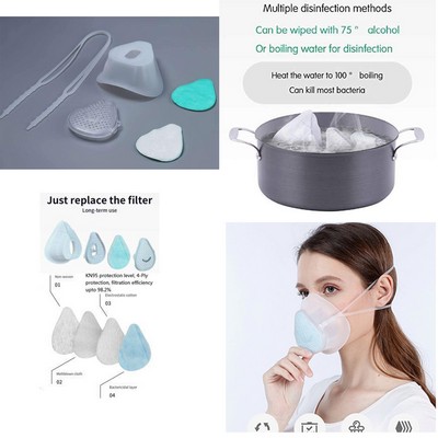 Self Suction Filtering Mask