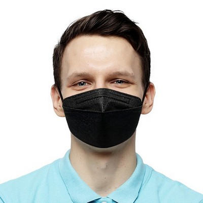 CA-N95 Respirator Large Black Face Mask (10 Pack)